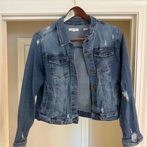 Distressed Blue Denim Jacket